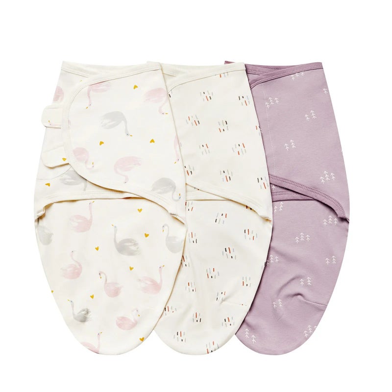 Y&D 3-Pack Newborn Swaddles 0-3 Months - Infant Swaddling Wrap Blanket Sleeping Bag - Swaddlers for Baby - Image 5