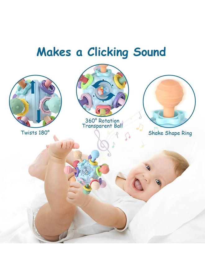 Baby Toys Manhattan Ball,Colorful Teething Toys,Environmental Protection Soft Glue,Can Bite,Baby Hand Grip Ball Rattle Toy - Image 5