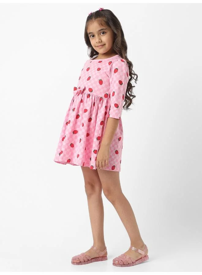 Nautinati Strawberry Print Dress