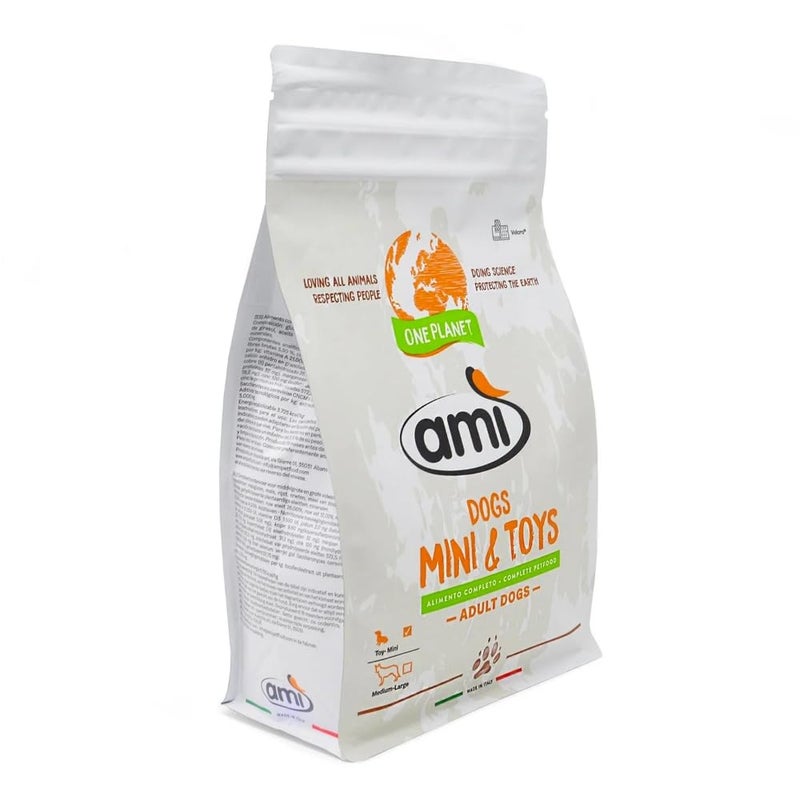 AMI One Planet- Ami Dog Mini Vegetarian (Vegan) Food 1kg, Adult, Pellet - Image 2