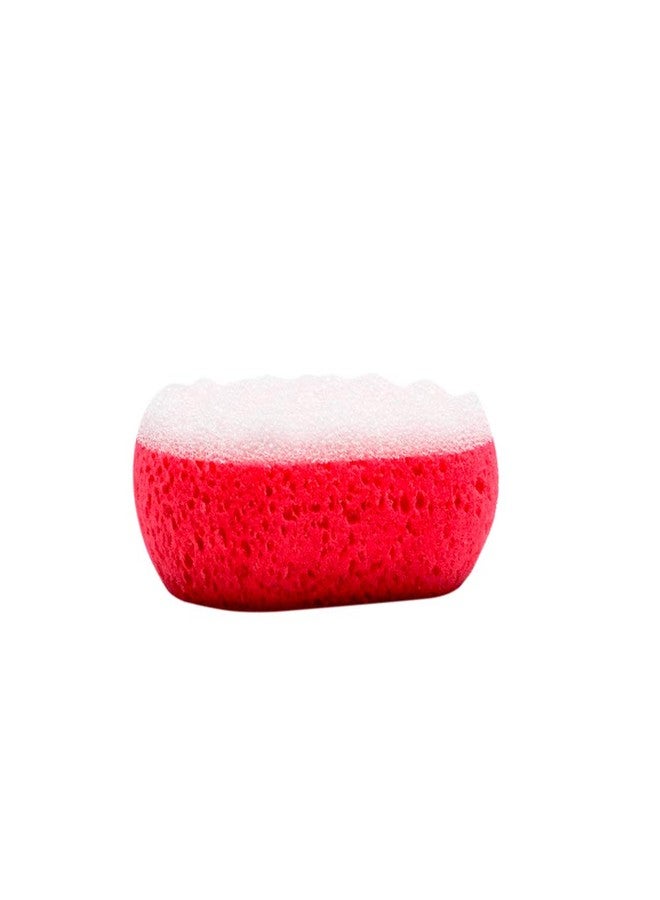 TIVIT MartiniSPA Italian Made Dual Action Energizing Body & Bath Sponge - All-in-One Regular Body Sponge & Gommage Deep Exfoliating Scrub Side - (2 Pack/2 Units) Color/Fluorescent Pink - Image 1