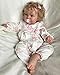 TERABITHIA 20 Inches Real Baby Size Rooted Curly Hair Sweet Face Lifelike Reborn Baby Doll Crafted in Full Body Vinyl Anatomically Correct Realistic Newborn Girl Dolls Washable for Girls - Image 4