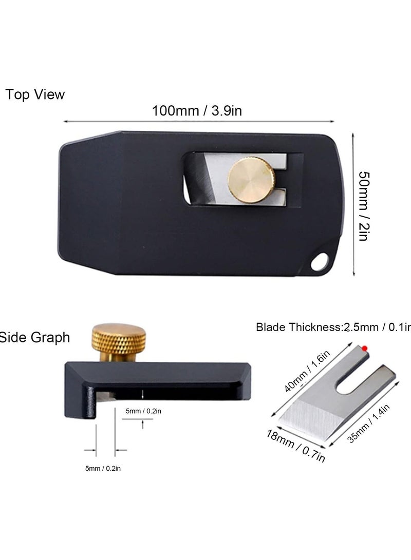 GGOOT Woodworking Bevel Planer, Edging Wood, DIY Woodworking Manual Planer, Belt Planer Manual wood trimming for PVC ABS Veneer  - Image 3