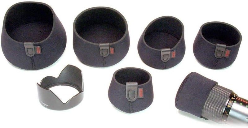 OP/Tech USA Hood Hat â€“ Universal Lens Cap for DSLR & Digital Cameras | Neoprene Camera Lens Hood, Soft Cap for Camera Lens & Protection - Medium (Black) - Made in USA - Image 4