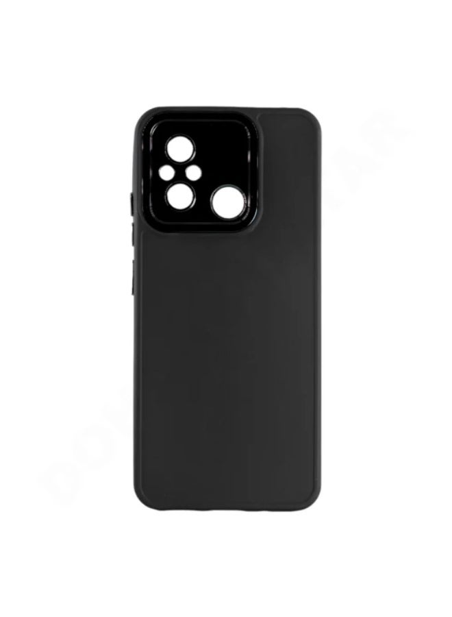 Protective Cover For Xiaomi Poco C55 , Slim Fit Soft Back TPU Case Flexible Silicone Cover Compatible For Xiaomi Poco C55 - Black