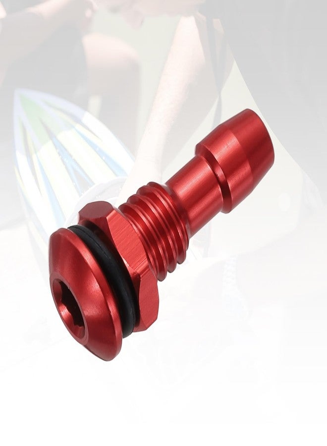MECCANIXITY 3Pcs 20mm M6 RC Boat Water Nipple Water Outlet Nozzle Aluminium Alloy Cooling Tube Extension for RC Boat Motor Cooling System Kit Red - Image 4