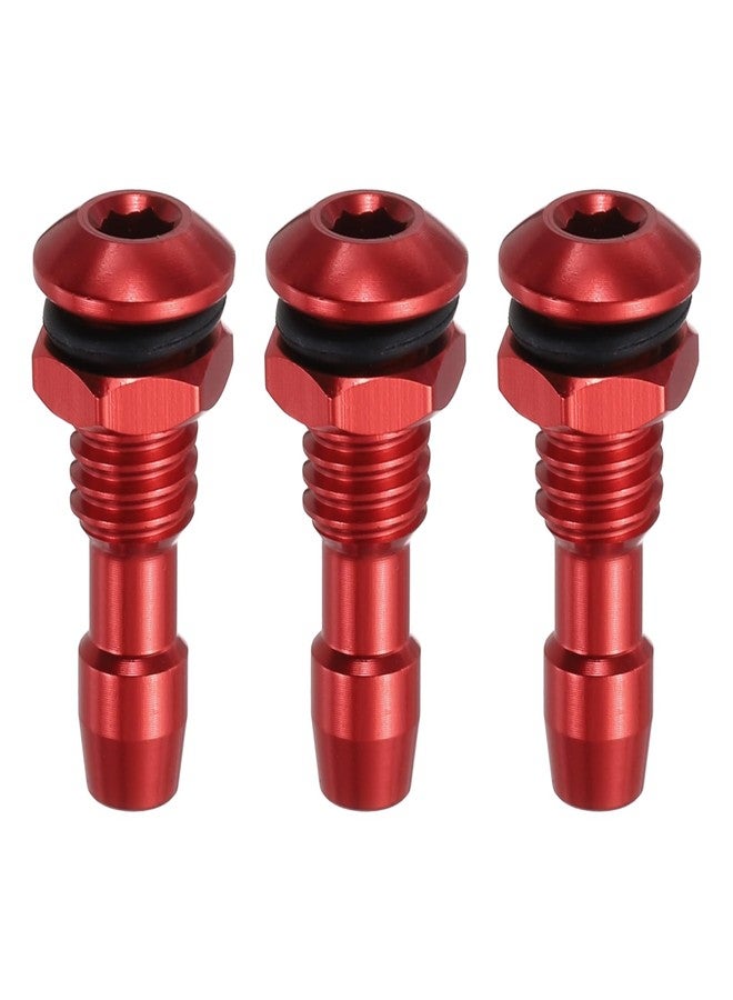 MECCANIXITY 3Pcs 20mm M6 RC Boat Water Nipple Water Outlet Nozzle Aluminium Alloy Cooling Tube Extension for RC Boat Motor Cooling System Kit Red - Image 1