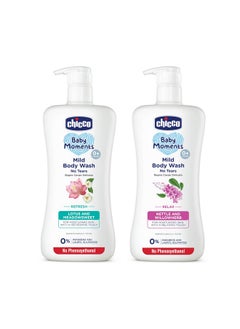 Chicco Mild Body Wash Set - Refresh & Relax (2 X 500Ml Bottles)  - Image 1