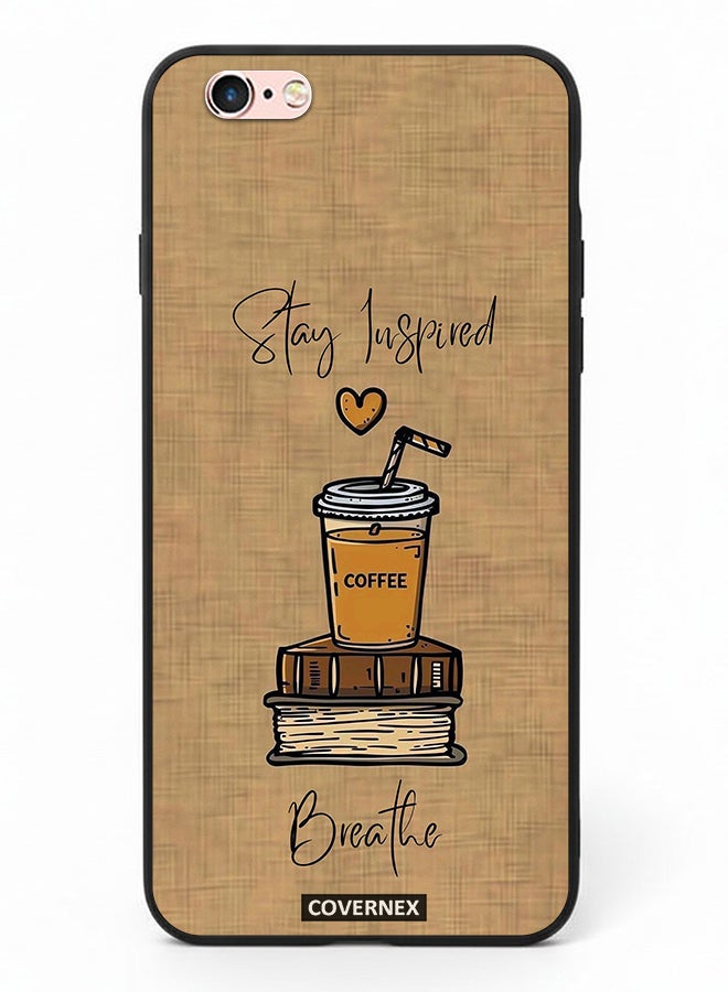 Covernex Apple iPhone 6 Protective Case Cover Printed Featuring Breath And Stay Inspired - Image 2