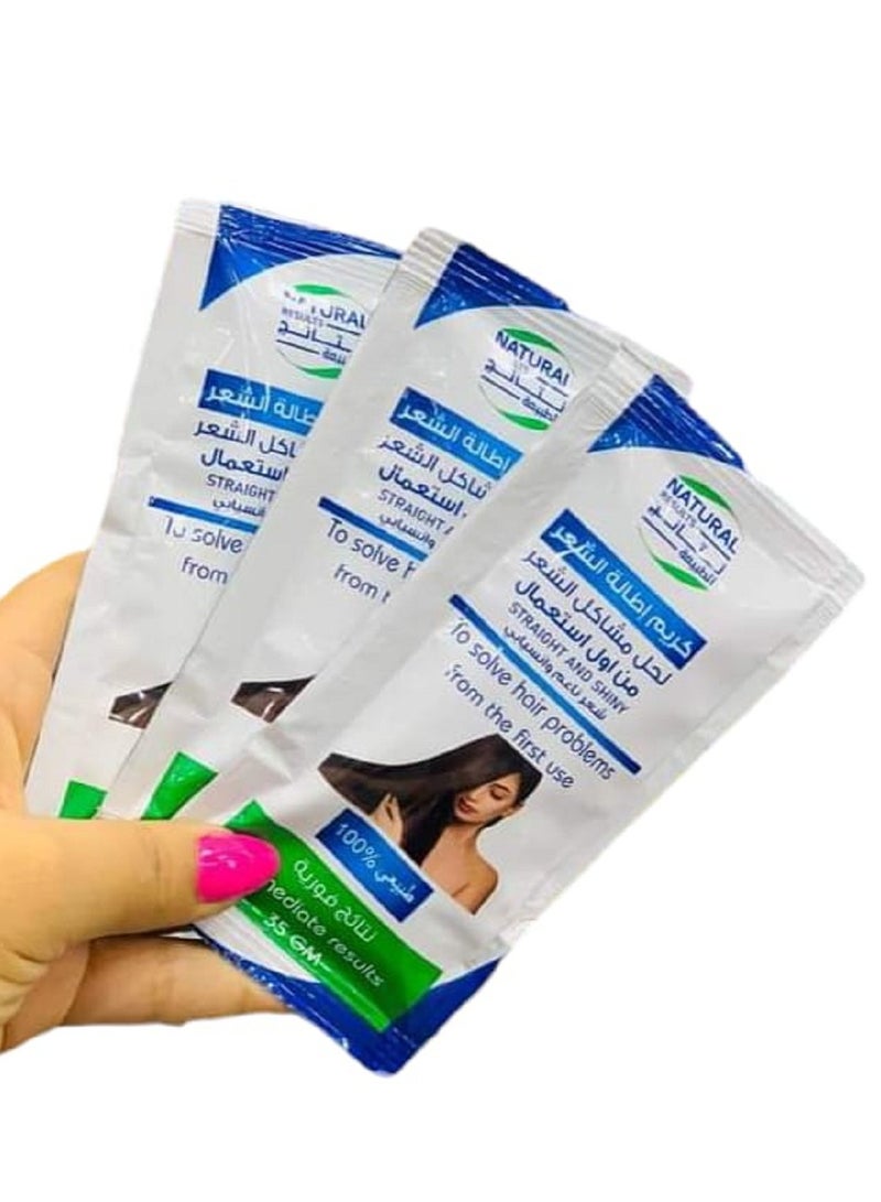 Hair extension cream, natural results, 3 sachets, sachet size 35 grams - Image 1