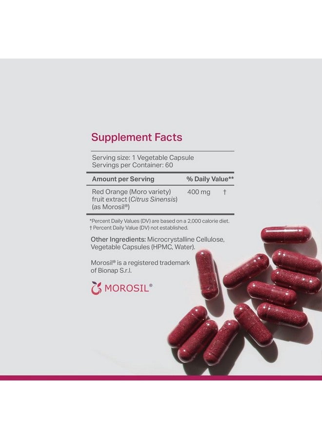 Anew VitaㅤMorosil: Antioxidant & Nutrition Supplement for Men & Women | Wellness & Vitality | Moro Red Orange | Non-GMO, Gluten Free, 60 Vegetable Capsules | Made in USA - Image 3