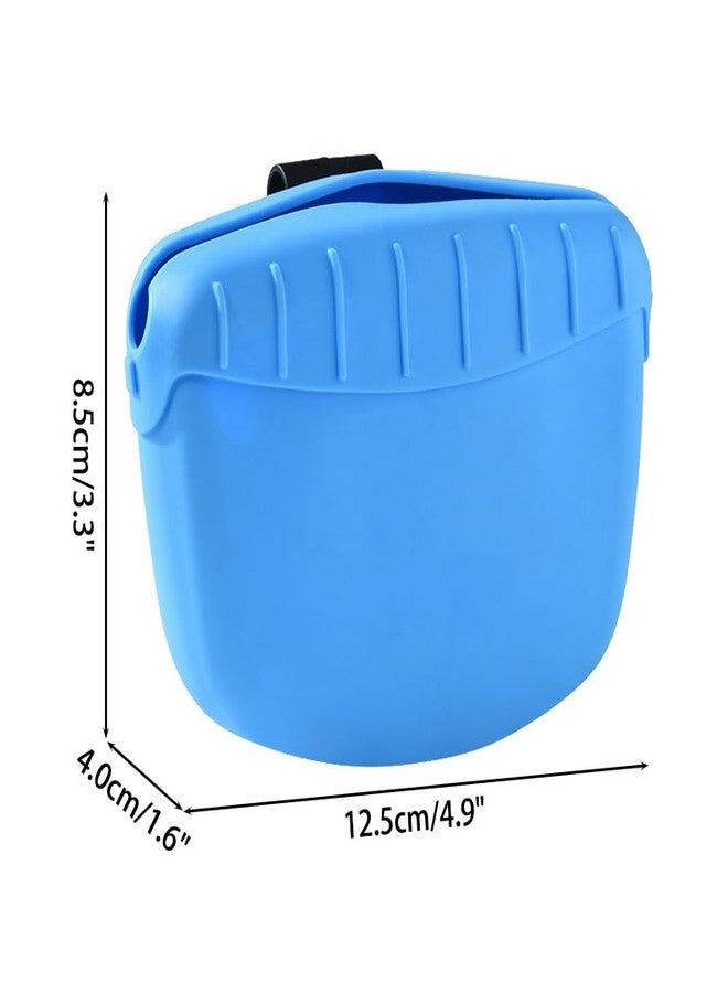 DONGKER Dog Training Bag,Silicone Half Opening Design Dog Treat Pouch with Clip for Dog Training Walking Hiking Hunting Traveling - Image 4