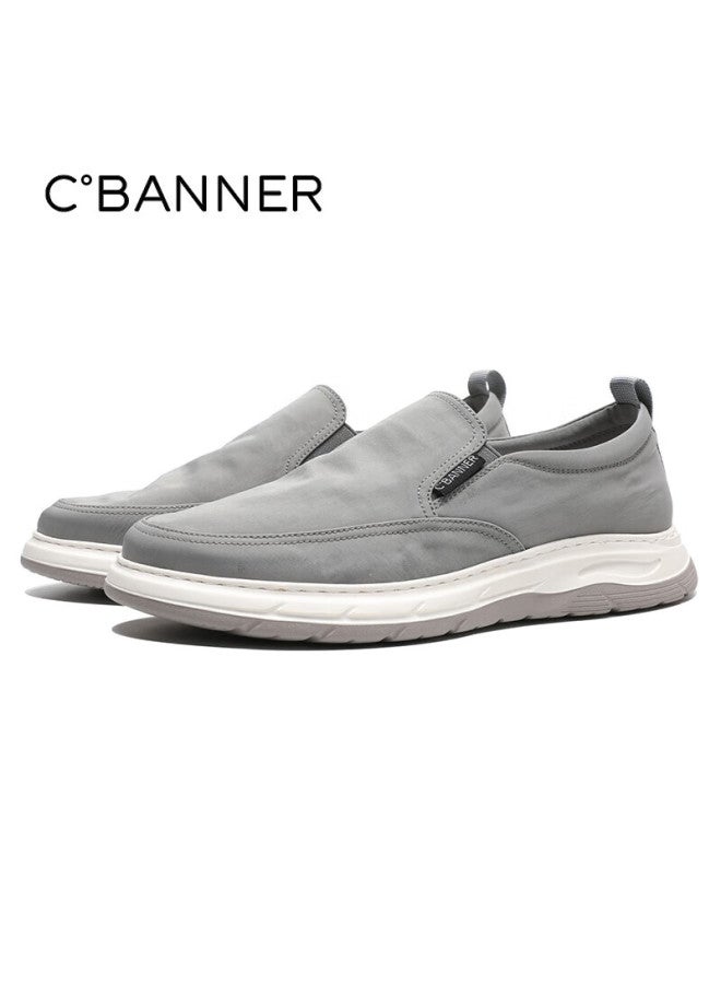 C.banner Summer Comfortable Canvas Shoes For Men, Lightweight Versatile Breathable Casual Shoes Men's Sneakers Gray, Size 42 - Image 3