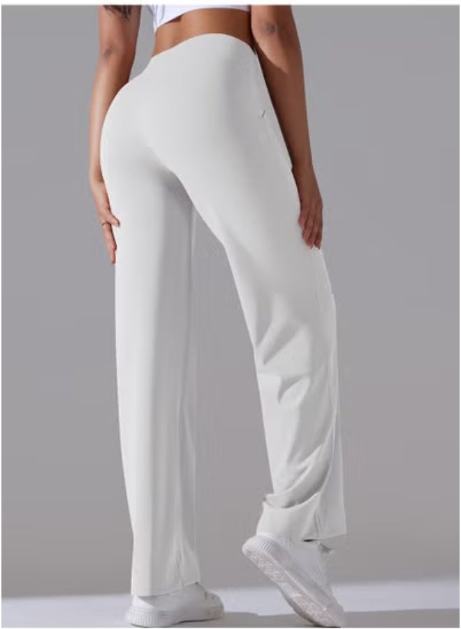 RedMapleTEK Breathable Loose Fit High Waist Pocket Nine Points Casual Jogging Yoga Pants 2 Pieces - Image 5