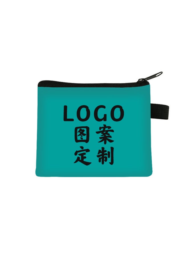 Generic Custom Polyester Coin Purse Student Key Canvas Card Holder Color Business Activity Storage Bag Wholesale-Color:12  - Image 1