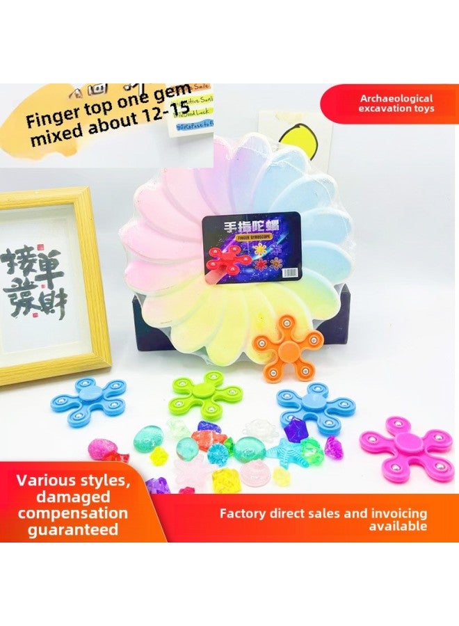 Archaeological Digging Toys Boys And Girls Dinosaur Fossils Digging Gem Treasure Children's Educational Handmade DIY Stall-Color:Love Princess Bracelet (bracelet 1+12-15 Gems)  - Image 5