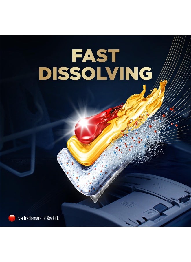 Finish - Powerball Ultimate Plus Dishwasher  Lemon Fragrance Detergent 45 Tablets - Image 1