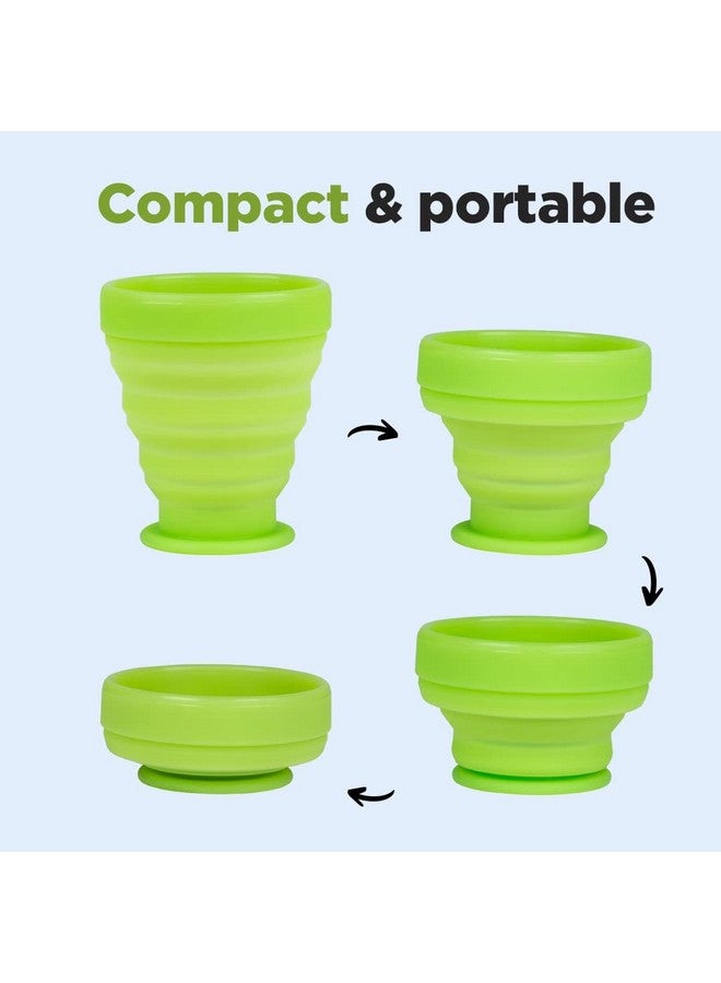 PEESAFE Pee Safe Menstrual Cup Sterilizing Container (Pack Of 1N) | Menstrual Cup Sterilizer | Medical Grade Silicone | Microwaveable, Compact And Travel Friendly |For Women| Green Menstrual Cup Cleaner  - Image 2
