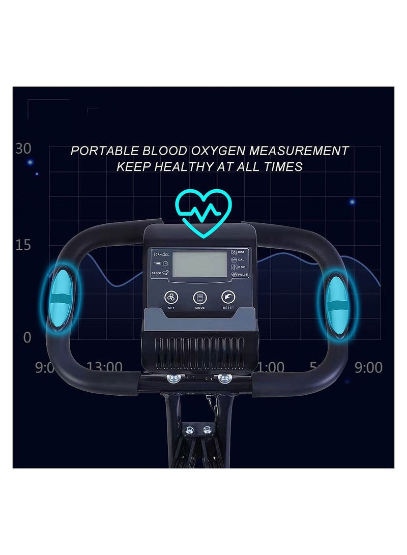 Generic Stationary Spin Exercise Bike for Home Multifunction Foldable Indoor Workout Cycling Bike for Middle aged and Elderly  - Image 2