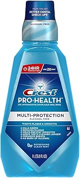 Crest pro health mouth wash with refreshing clean mint 1 ltr