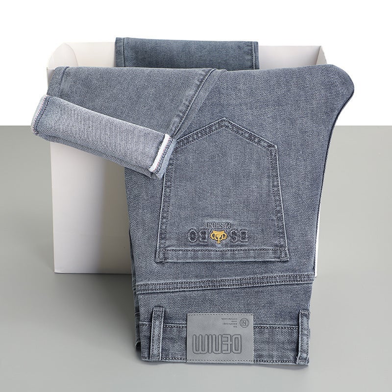 Unisex Classic Denim Jeans Loose Fit Daily Outdoor Wear - Image 5