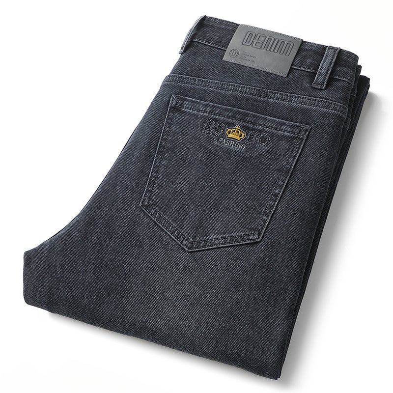 Unisex Classic Denim Jeans Loose Fit Daily Outdoor Wear - Image 4