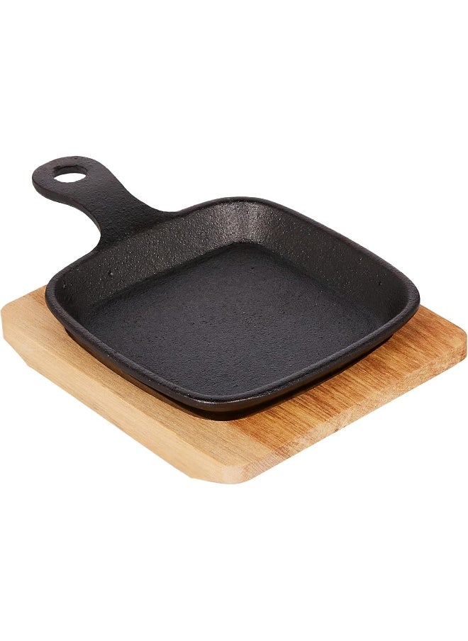 RAJ Kitchen Master Raj Mini Sizzler Tray Cast Iron  - Image 4