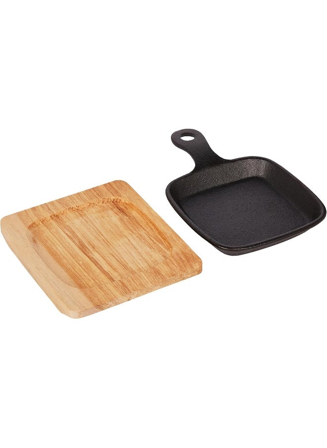 RAJ Kitchen Master Raj Mini Sizzler Tray Cast Iron  - Image 1
