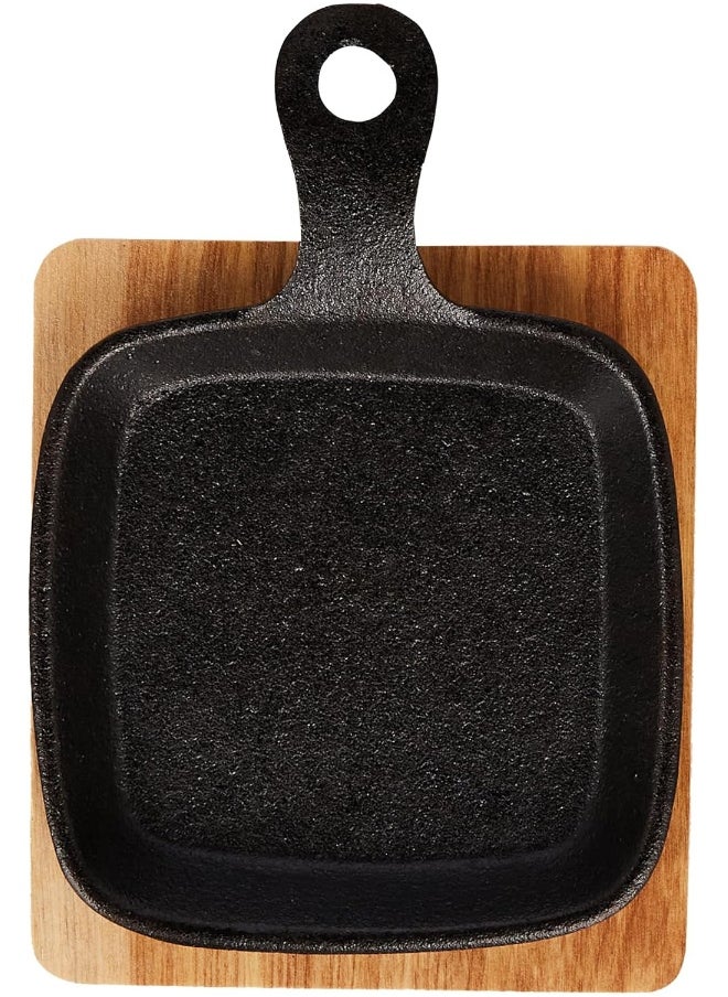 RAJ Kitchen Master Raj Mini Sizzler Tray Cast Iron  - Image 2