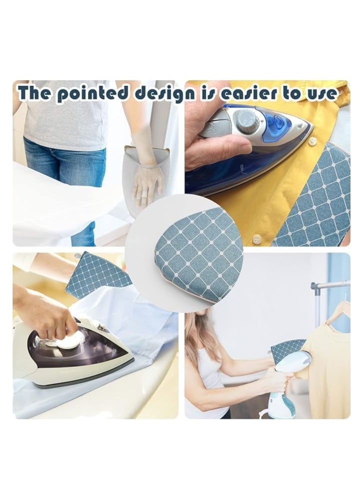 Generic - Clothes Steamer Glove for Clothes, Handheld Ironing Board with Finger Loop, Heat Resistant Ironing Gloves for Clothes Steamer Anti-Steam Glove, Clothes Steamer Accessories, Blue - Image 1