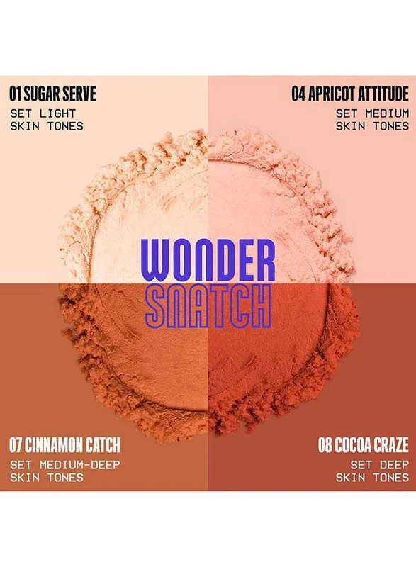 Nyx Professional Makeup  NYX Professional Makeup Wonder Snatch Powder, Lifting Loose Powder, Up to 16 HR sweat-proof & non-smudging wear, Cacao Craze for Women | Best Price UAE
