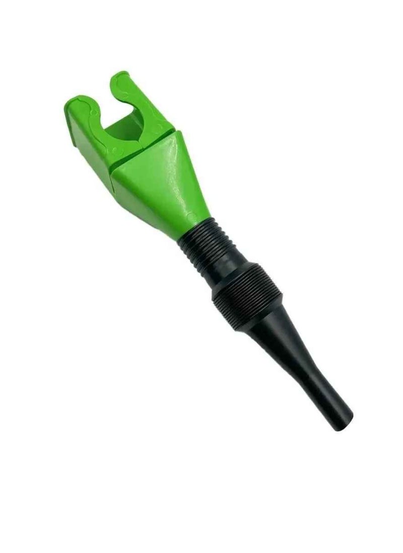 Generic Refueling Funnel, Gasoline Engine Plastic Oil Funnel Filter, Flexible Draining Tool Snap Funnel, All Purpose Automotive Funnel For Cars And Motorcycles, (1pc, Green)  - Image 1