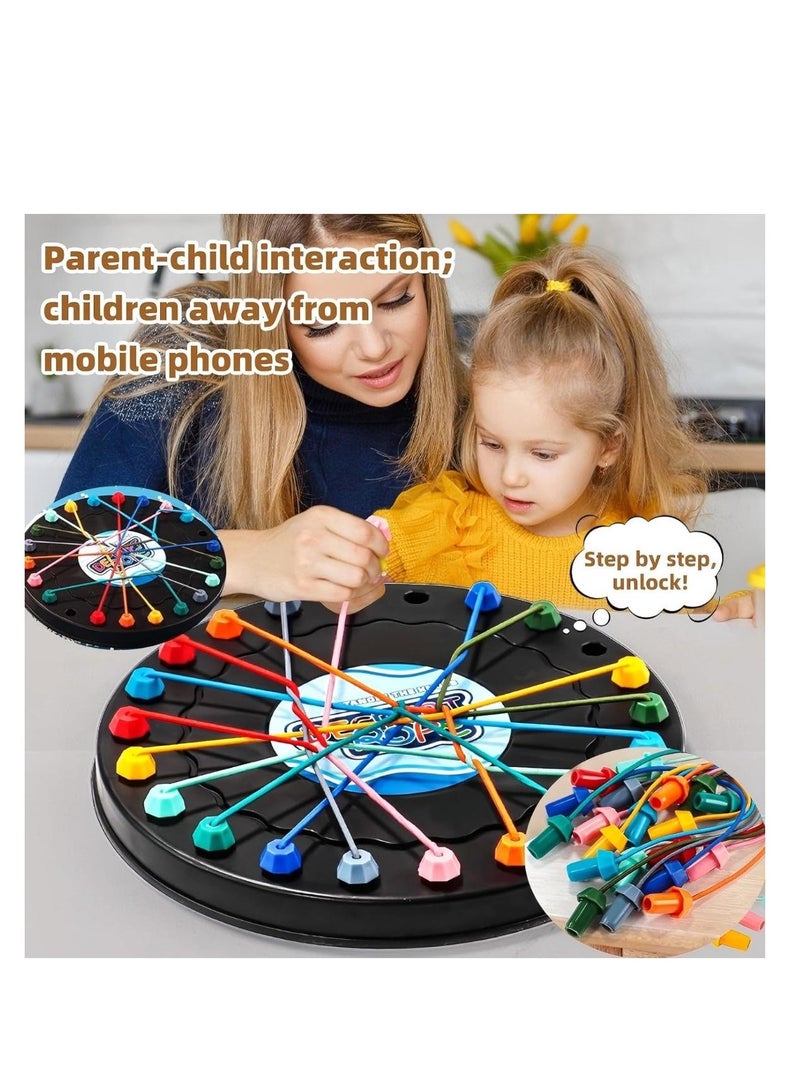 Brainy Knots Game,Rope Puzzle Game,Board Games for Kids, Children's Board Games-Brain Rope Solving, Fun & Challengng Puzzle for Family Game Night( Max stor) - Image 5