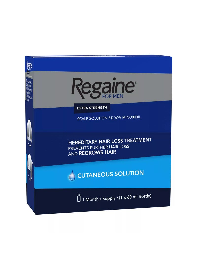 Regaine Regaine for Men Extra Strength Scalp Solution 5% W/V Minoxidil - 1 Month's Supply  - Image 3
