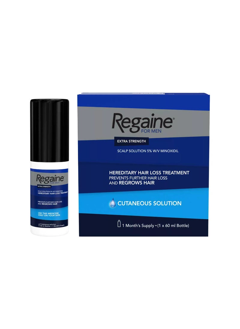 Regaine Regaine for Men Extra Strength Scalp Solution 5% W/V Minoxidil - 1 Month's Supply  - Image 2