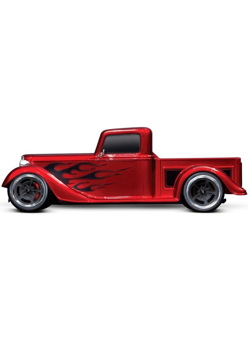 TRAXXAS - 4-Tec 3.0 Factory Five 35 Hot Rod 1/10 Rtr Touring Electric RC Model Car & Tq Remote Control Red - Image 1
