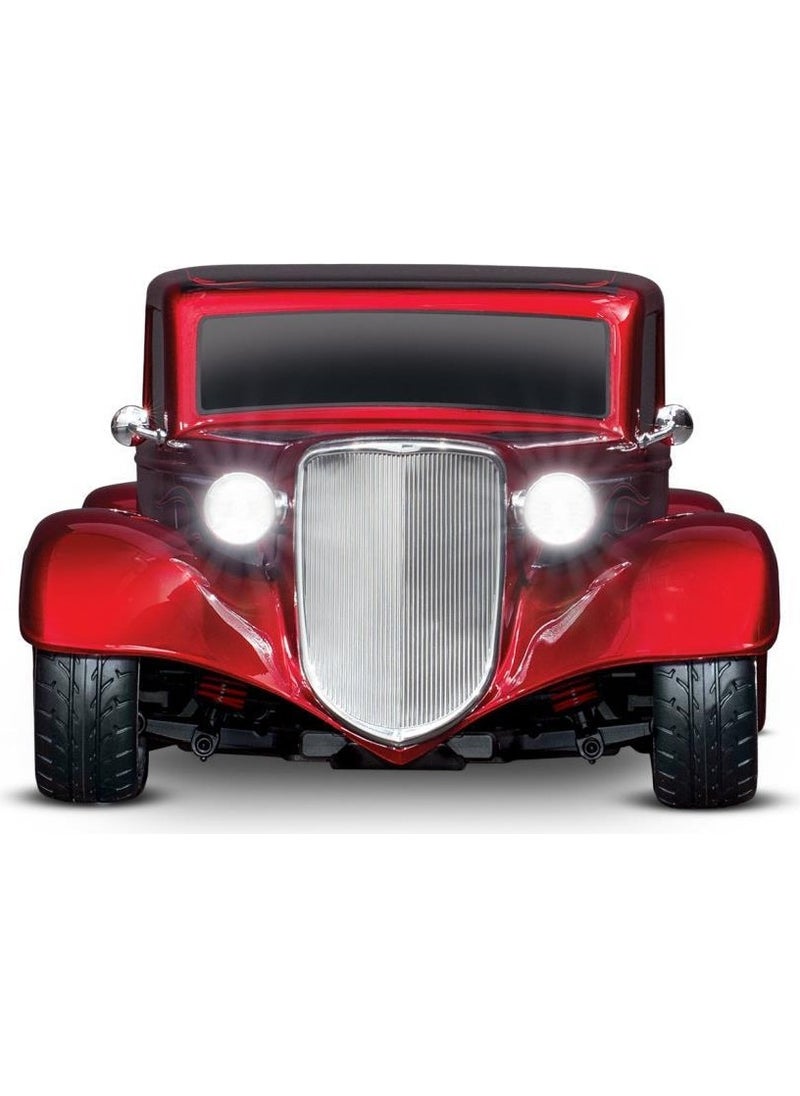TRAXXAS - 4-Tec 3.0 Factory Five 35 Hot Rod 1/10 Rtr Touring Electric RC Model Car & Tq Remote Control Red - Image 1