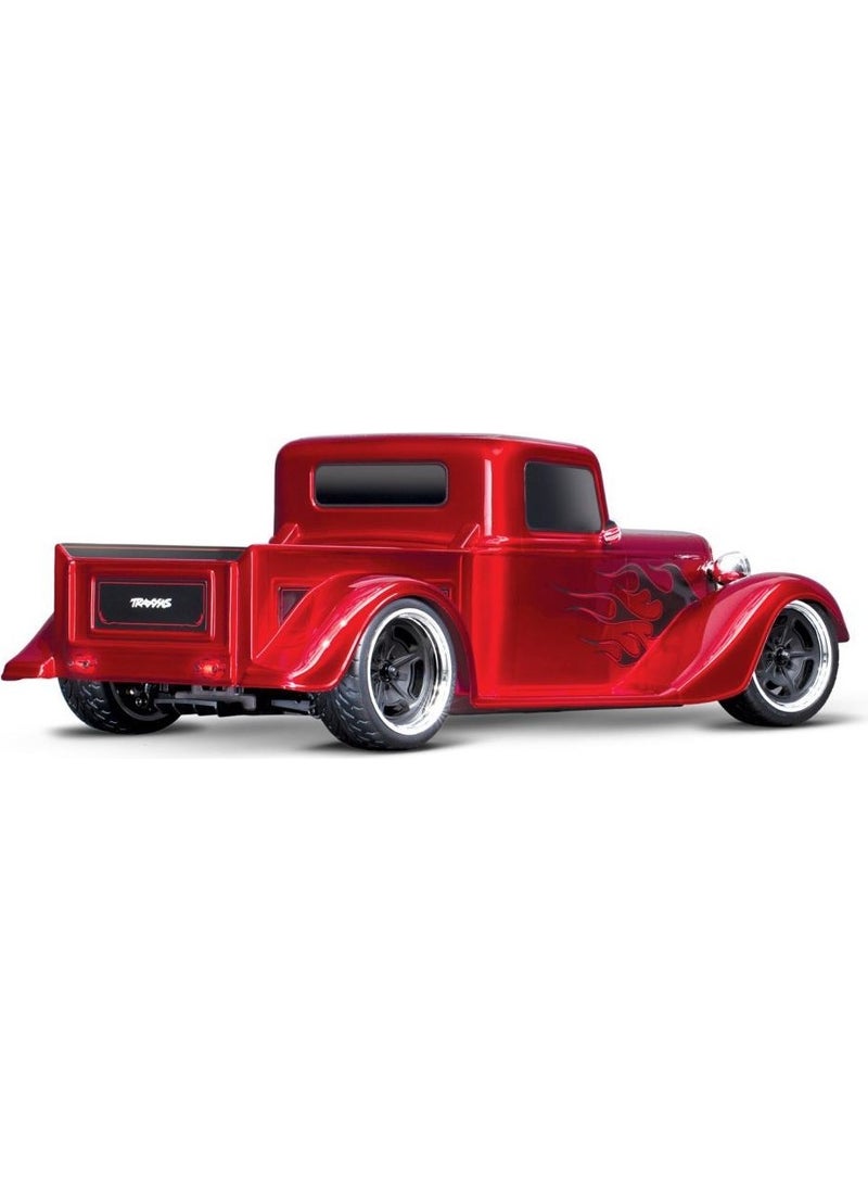 TRAXXAS - 4-Tec 3.0 Factory Five 35 Hot Rod 1/10 Rtr Touring Electric RC Model Car & Tq Remote Control Red - Image 1