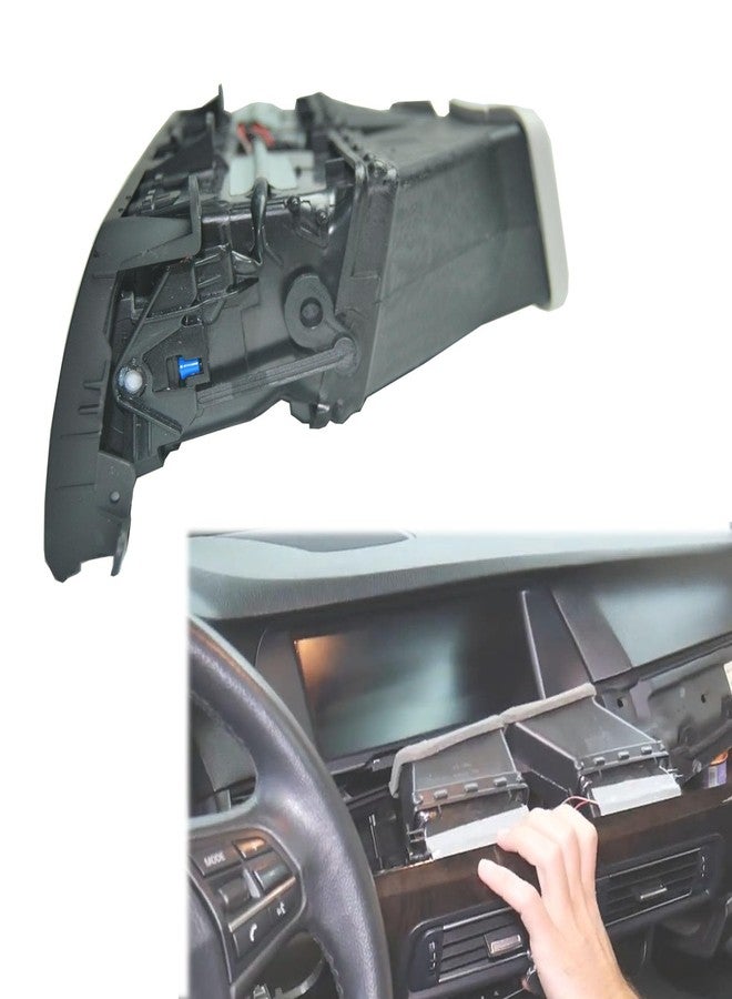OVANOH Front Console Dashboard Fresh Air Grille Center Vent A/C Vent Assembly Compatible For BMW 5 Series 528i 535i 535d 535 550i M5 2011-2016 Replaces for 64229209136 - Image 4
