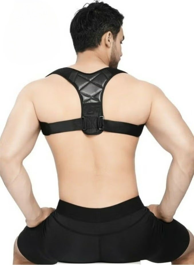 Adjustable Shoulder Support Brace, Posture Corrector, Neck Pain Relief - One Size - For Men And Women - Image 1