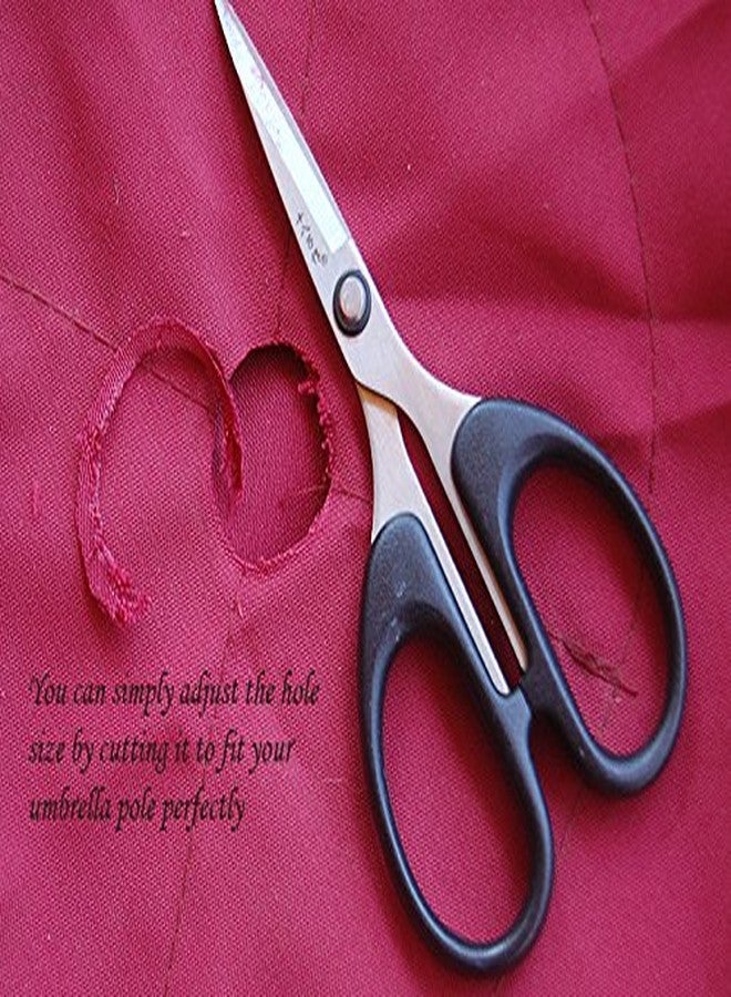 بيلرينو مظلة بديلة من BELLRINO DECOR باللون الأزرق الملكي، قوية وسميكة، لـ 9 أقدام و8 أضلاع (المظلة فقط) (أزرق ملكي-98) - Image 5