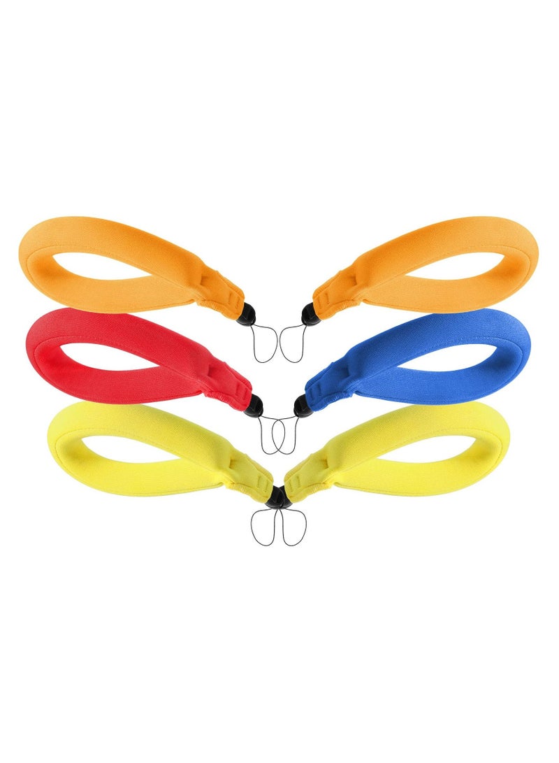 SYOSI Waterproof Camera Float, 6 Pieces Phone Floating Wrist Strap Underwater Camera and Waterproof Phone Pouch Case for Key Waterproof Bag Wristband Floats Your Device  - Image 1