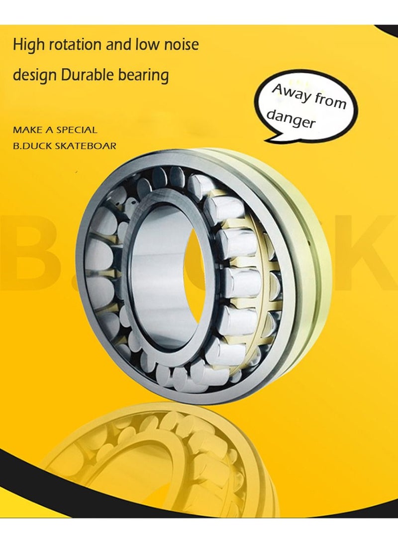 B.duck Four Wheel 31" Skateboard Longboard For Beginners 7 Layer Canadian Maple Wood Double Kick Concave Complete Beginners Skateboard For Kids - Image 4