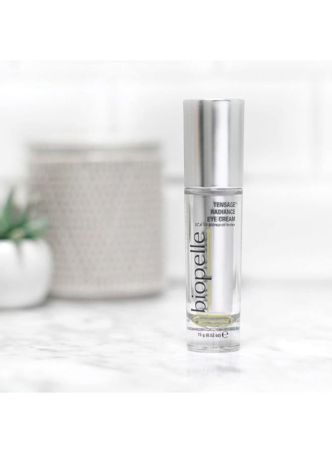 Biopelle Tensage Growth Factor Radiance Eye Cream with SCA 10 Biorepair Index, Illuminating Eye Care, 0.52 Oz - Image 4