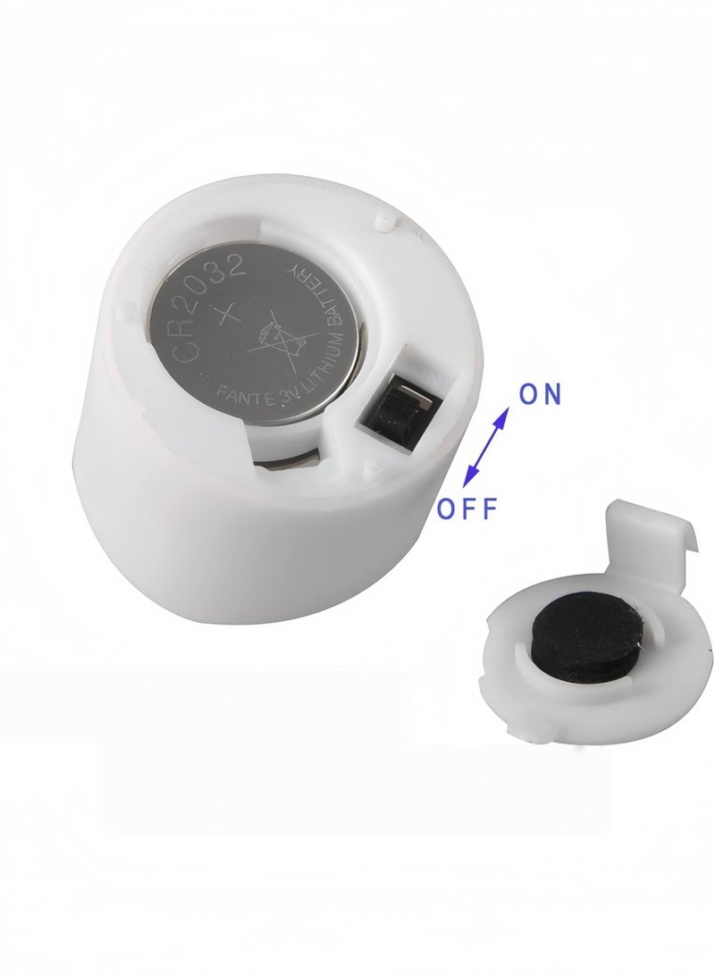 10 pcs  LED Tea Lights Flameless Candle with Timer, 6 Hours on and 18 Hours Off, 1.4 x 1.3 Inch, Warm White - Image 5