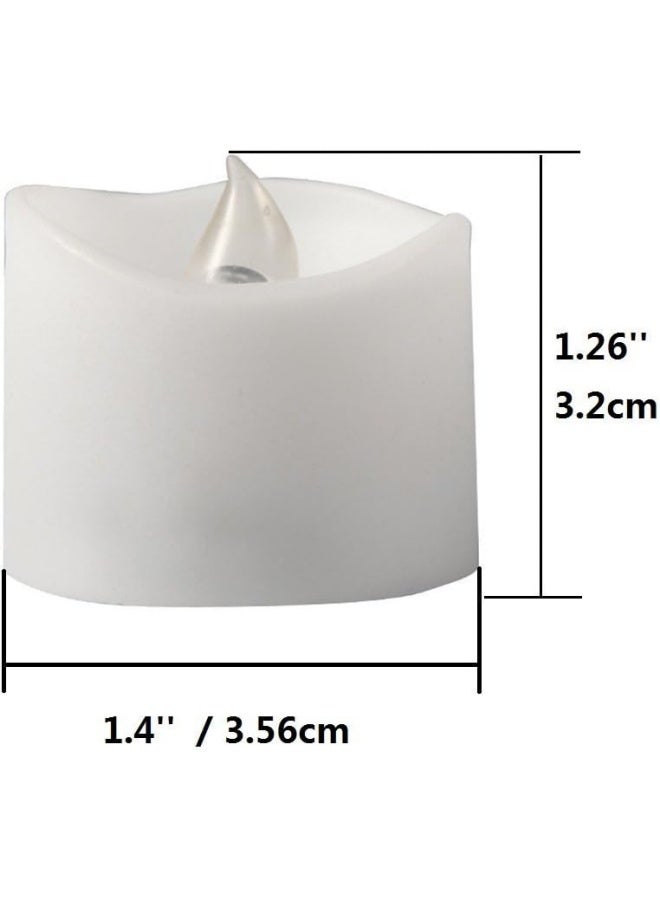 10 pcs  LED Tea Lights Flameless Candle with Timer, 6 Hours on and 18 Hours Off, 1.4 x 1.3 Inch, Warm White - Image 2