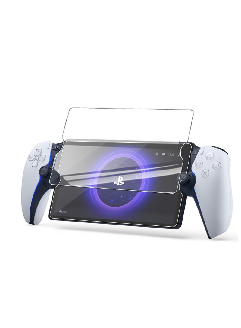 Excefore 2 Pack Screen Protector Compatible for Sony Playstation PS5, Transparent Ultra HD, Anti-Fingerprint, Bubble Free Temperd Glass for Sony Playstation PS5 Portal Handheld Game  - Image 1