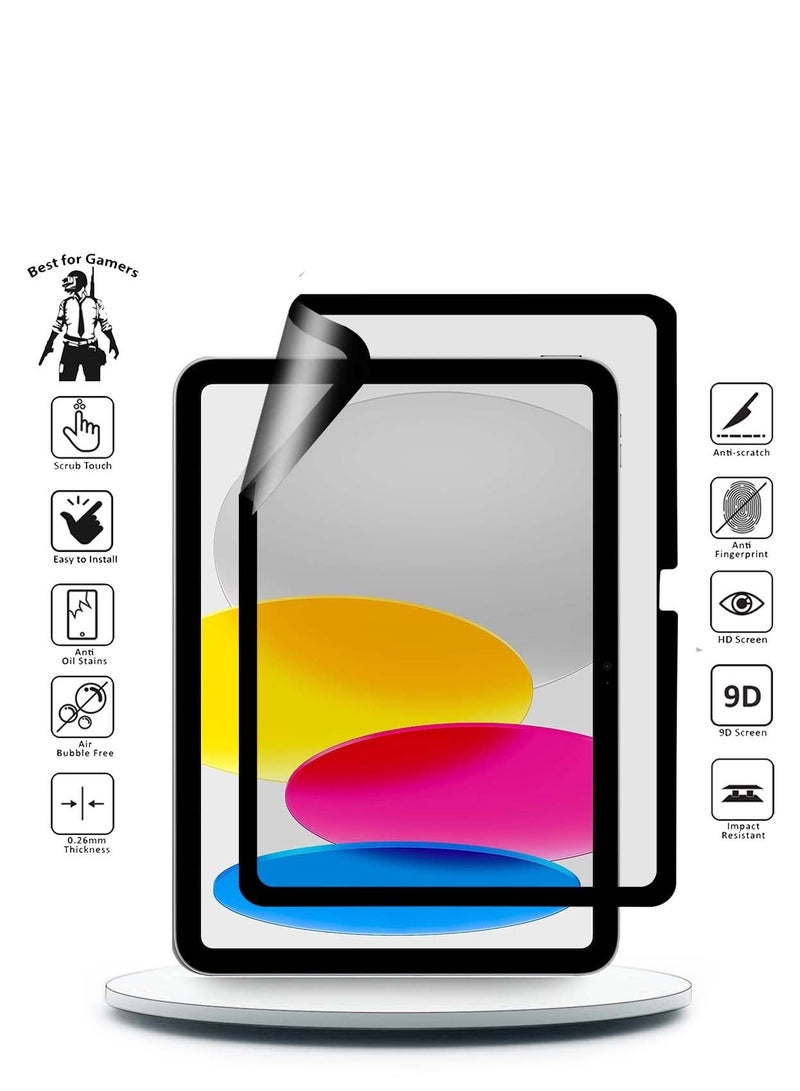 Techie 9D Matte Ceramic Film Screen Protector For Apple iPad 10th Generation 2022 10.9 Inch- Anti-Fingerprint Shield, Smooth Touch, Bubble-Free Installation - Image 2