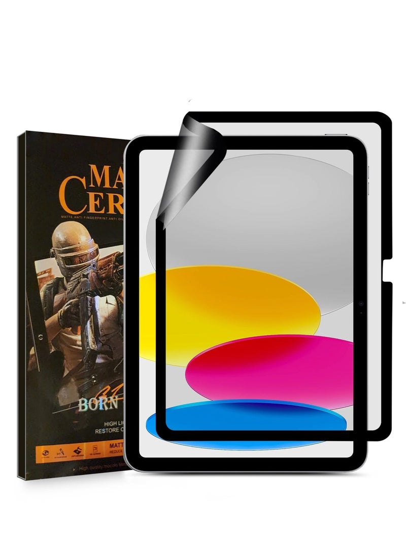 Techie 9D Matte Ceramic Film Screen Protector For Apple iPad 10th Generation 2022 10.9 Inch- Anti-Fingerprint Shield, Smooth Touch, Bubble-Free Installation - Image 3