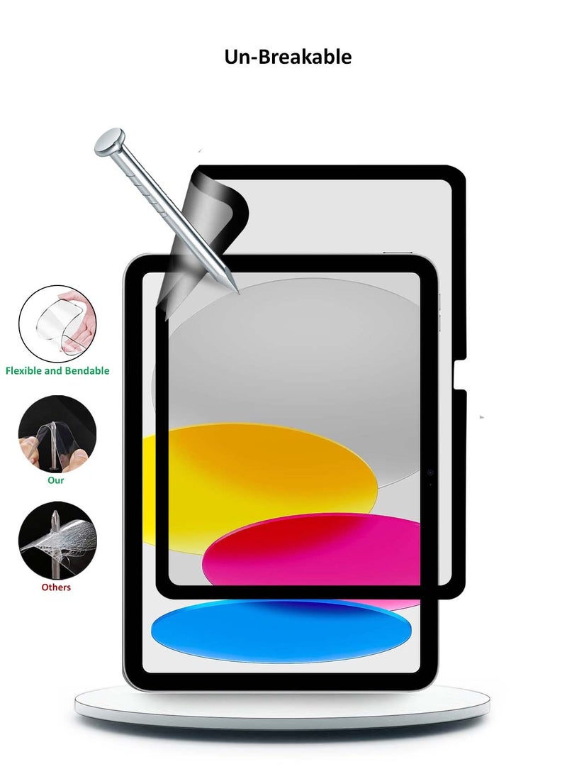 Techie 9D Matte Ceramic Film Screen Protector For Apple iPad 10th Generation 2022 10.9 Inch- Anti-Fingerprint Shield, Smooth Touch, Bubble-Free Installation - Image 4